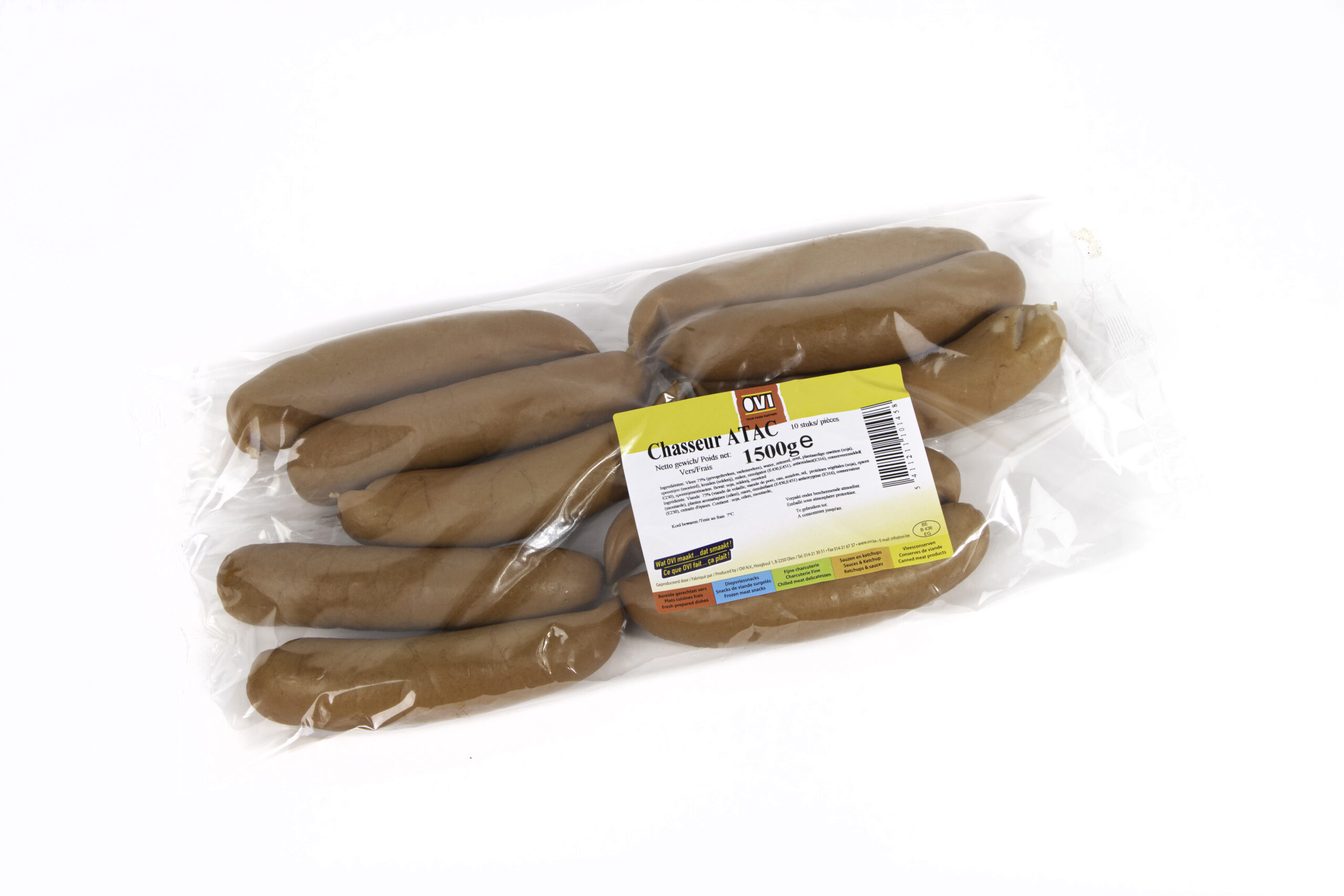 Chasseur bruin (natuurdarm) 10 x 150g OVI