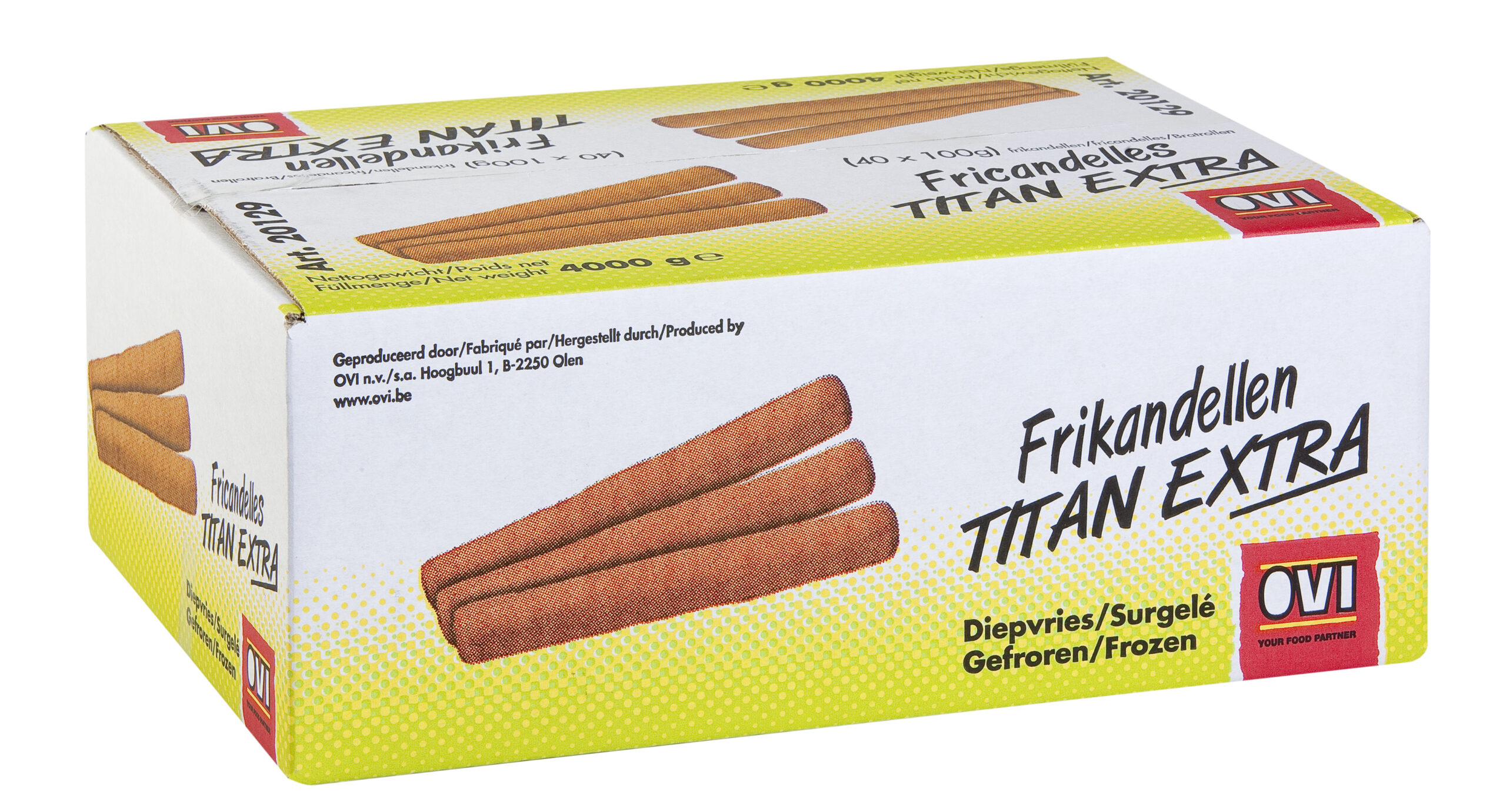 20129 Packshot Frikandel Titan Extra