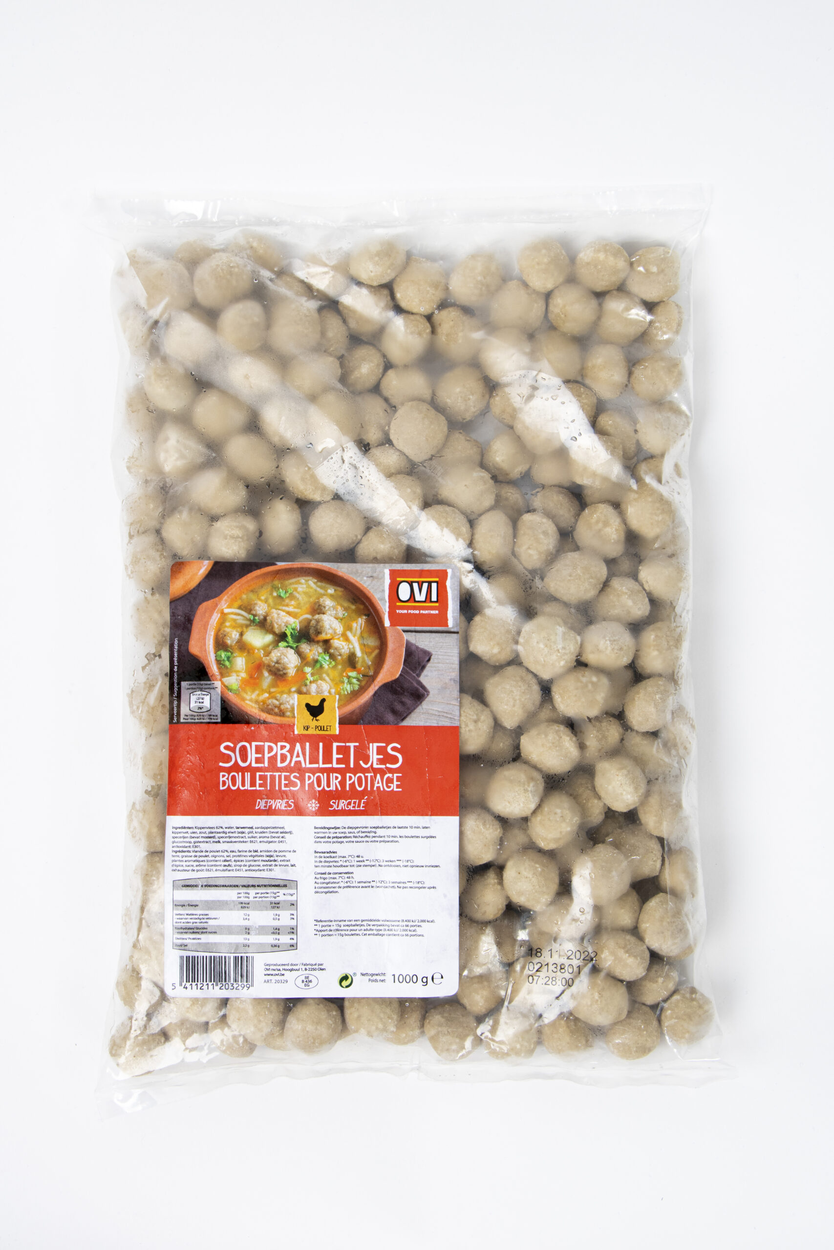 Soepballetjes kip 1kg OVI