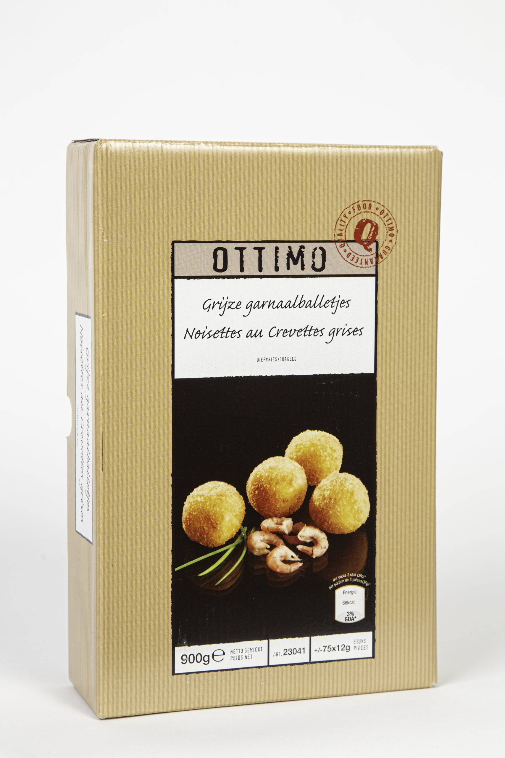 Grijze garnaalballetjes 75 x 12g OTTIMO