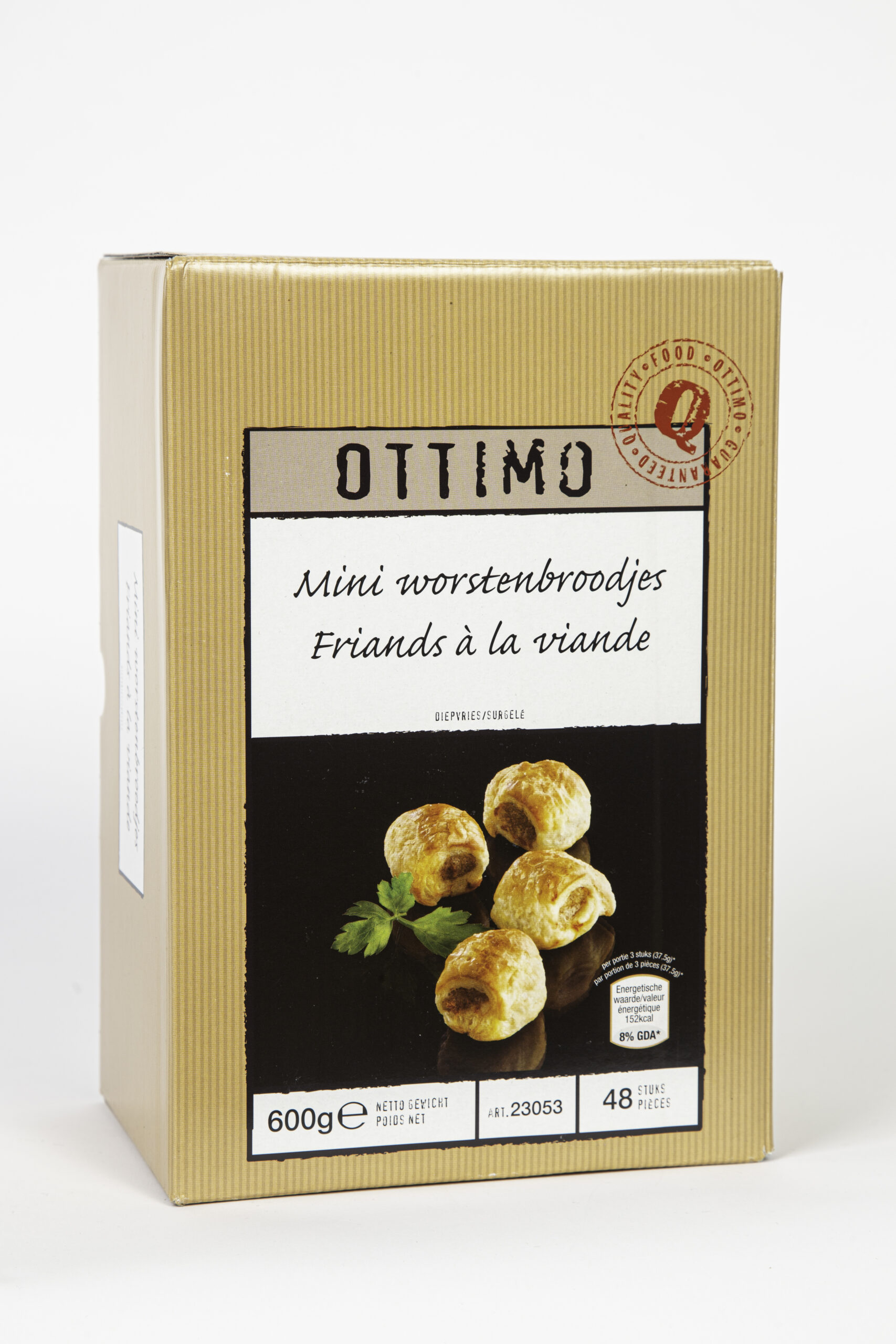 Mini worstenbroodjes 48 st. (600g) OTTIMO