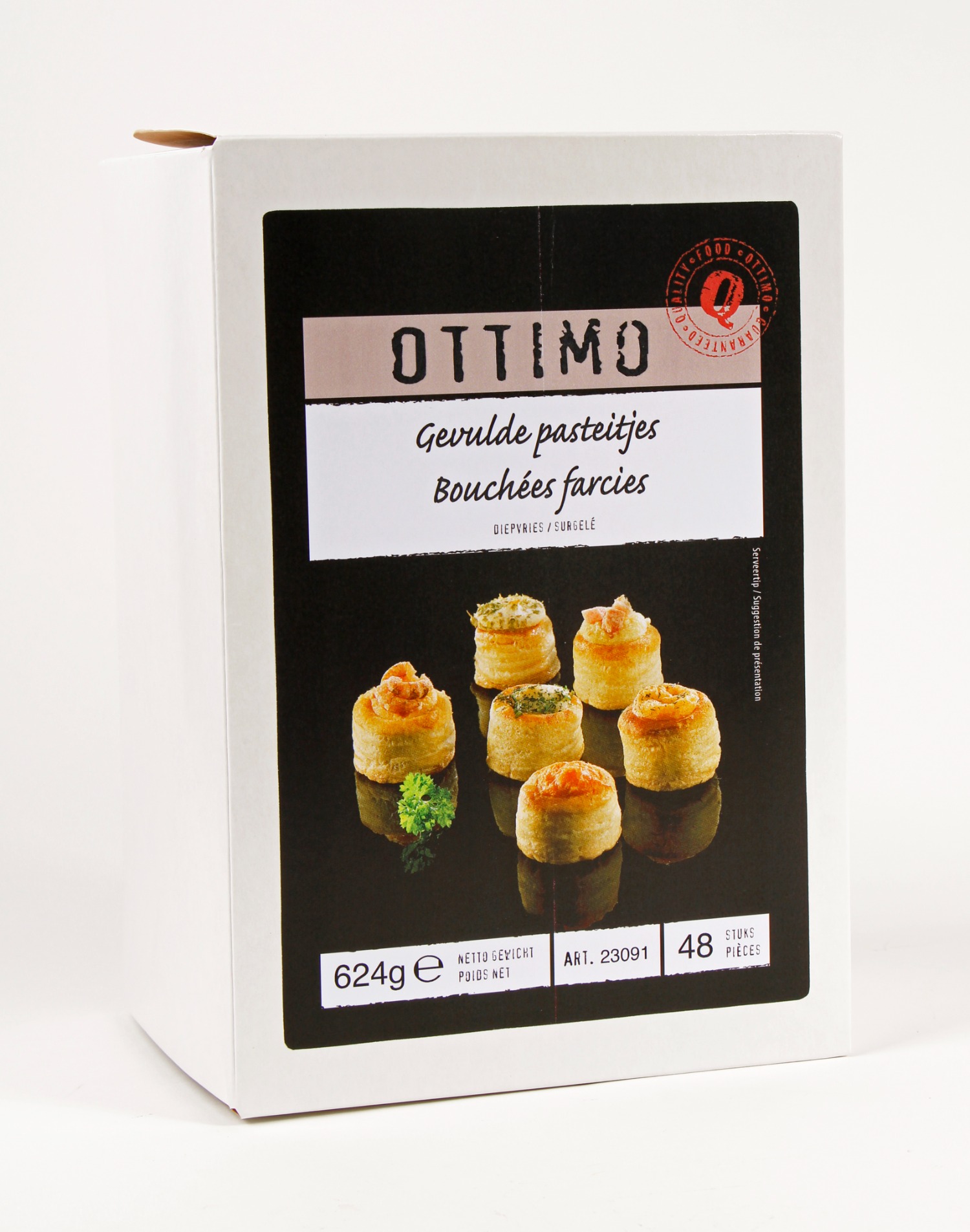 Gevulde pasteitjes 48st. (624g) OTTIMO