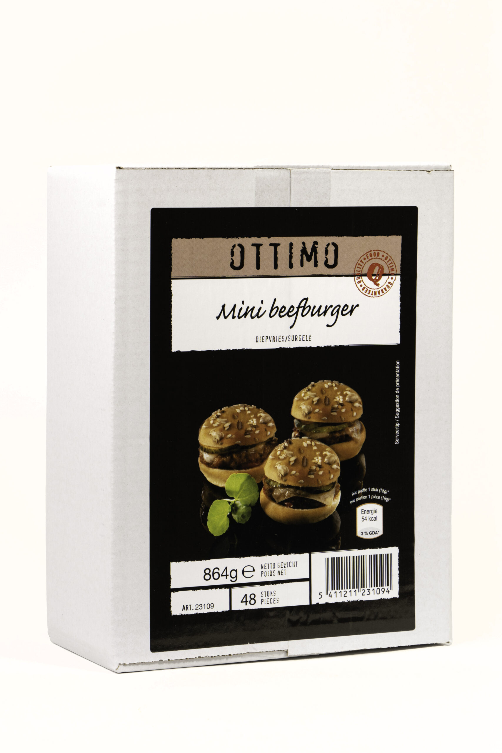 Mini beefburger 48 x 18 g OTTIMO