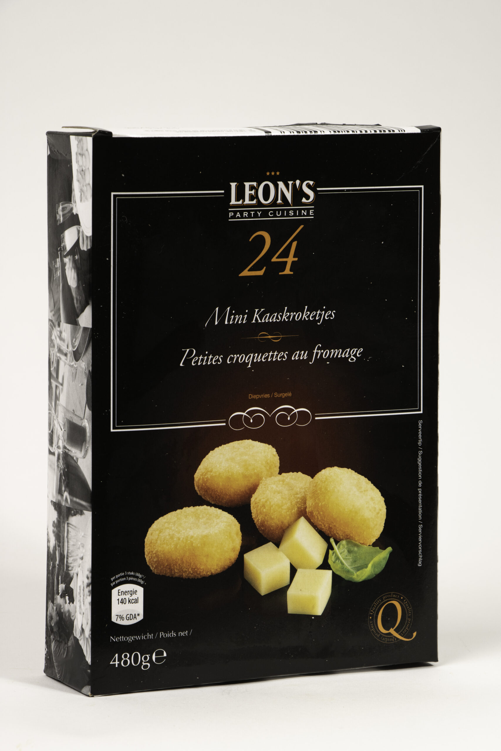 Mini kaaskroketten 24 x 20g LEON'S CUISINE