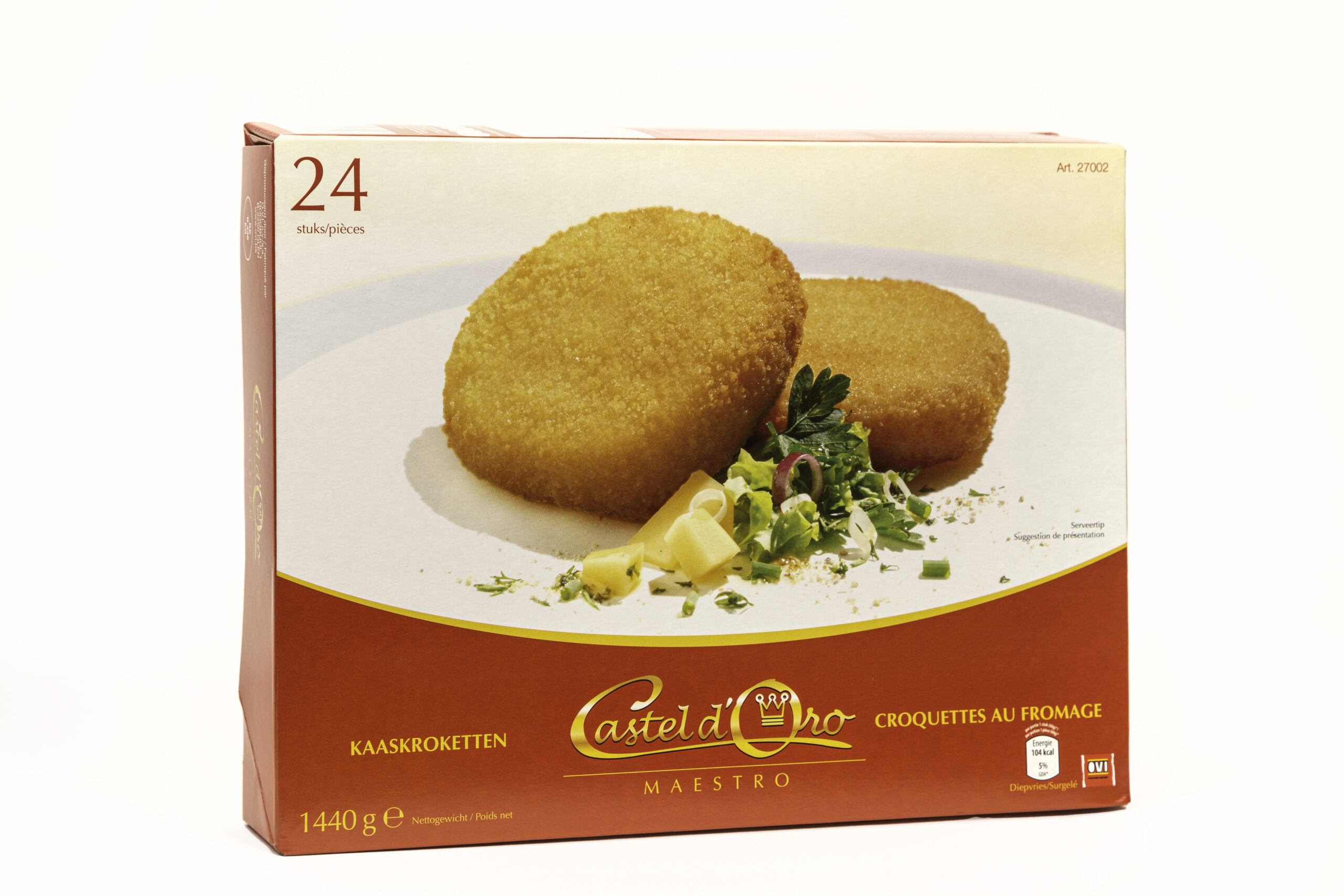 Kaaskroketten 24 x 60g CASTEL D'ORO