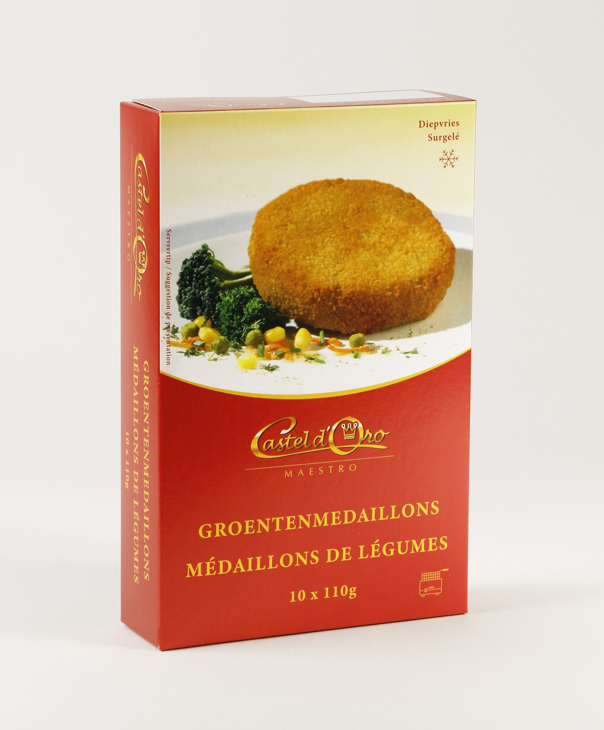 Groentenmedaillon 10 x 110g CASTEL D'ORO