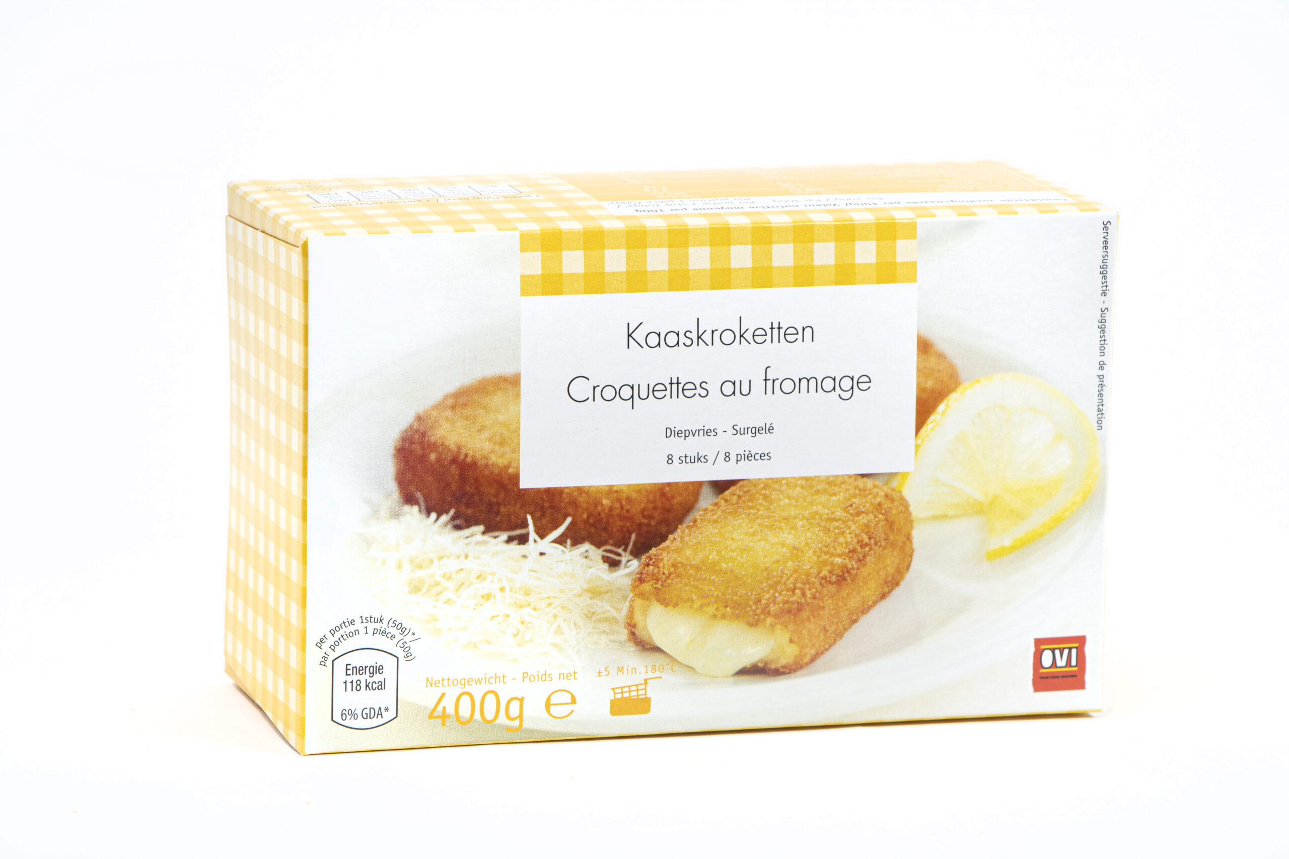Croquettes au fromage 8 x 50g OVI