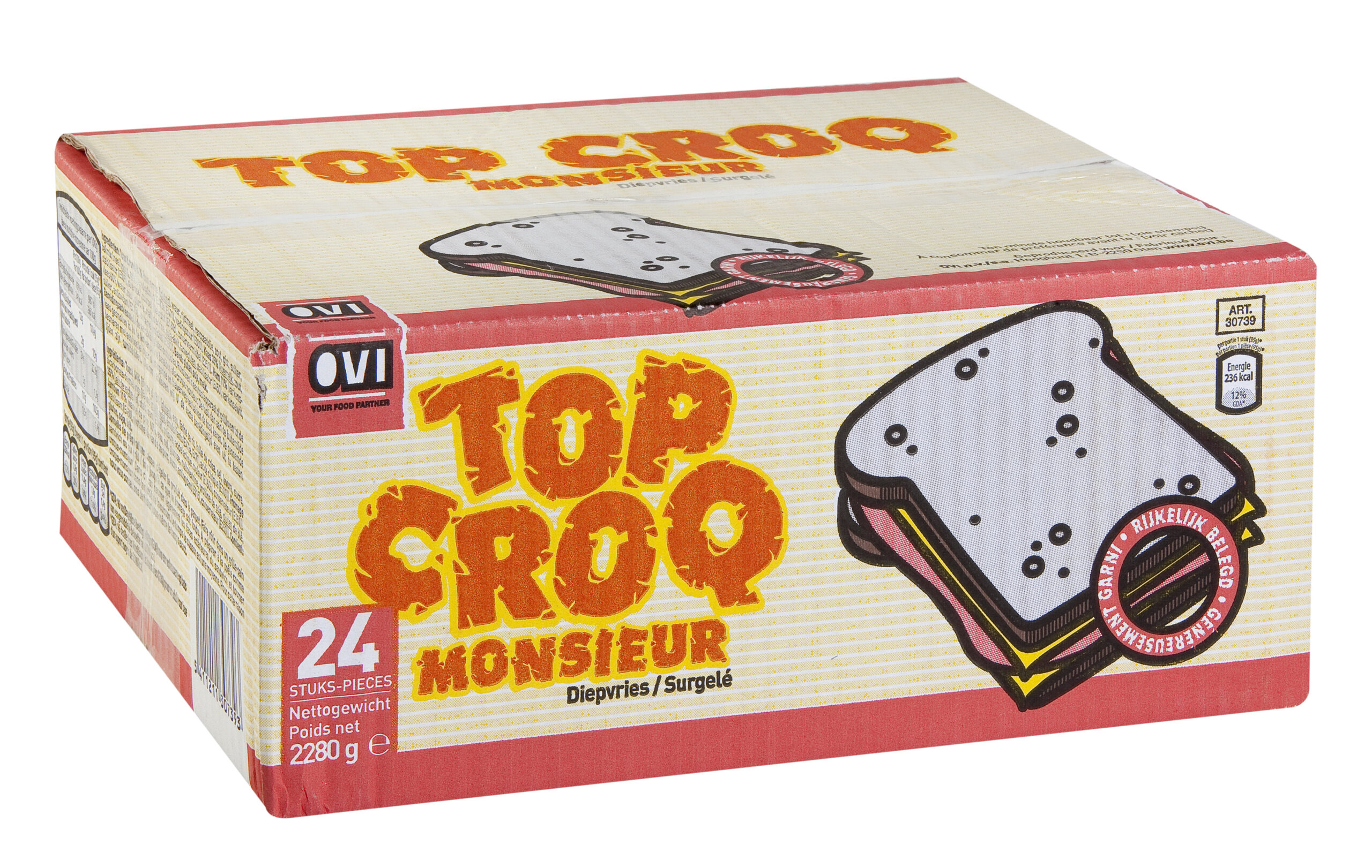 Top Croq monsieur 24 x 95 g OVI