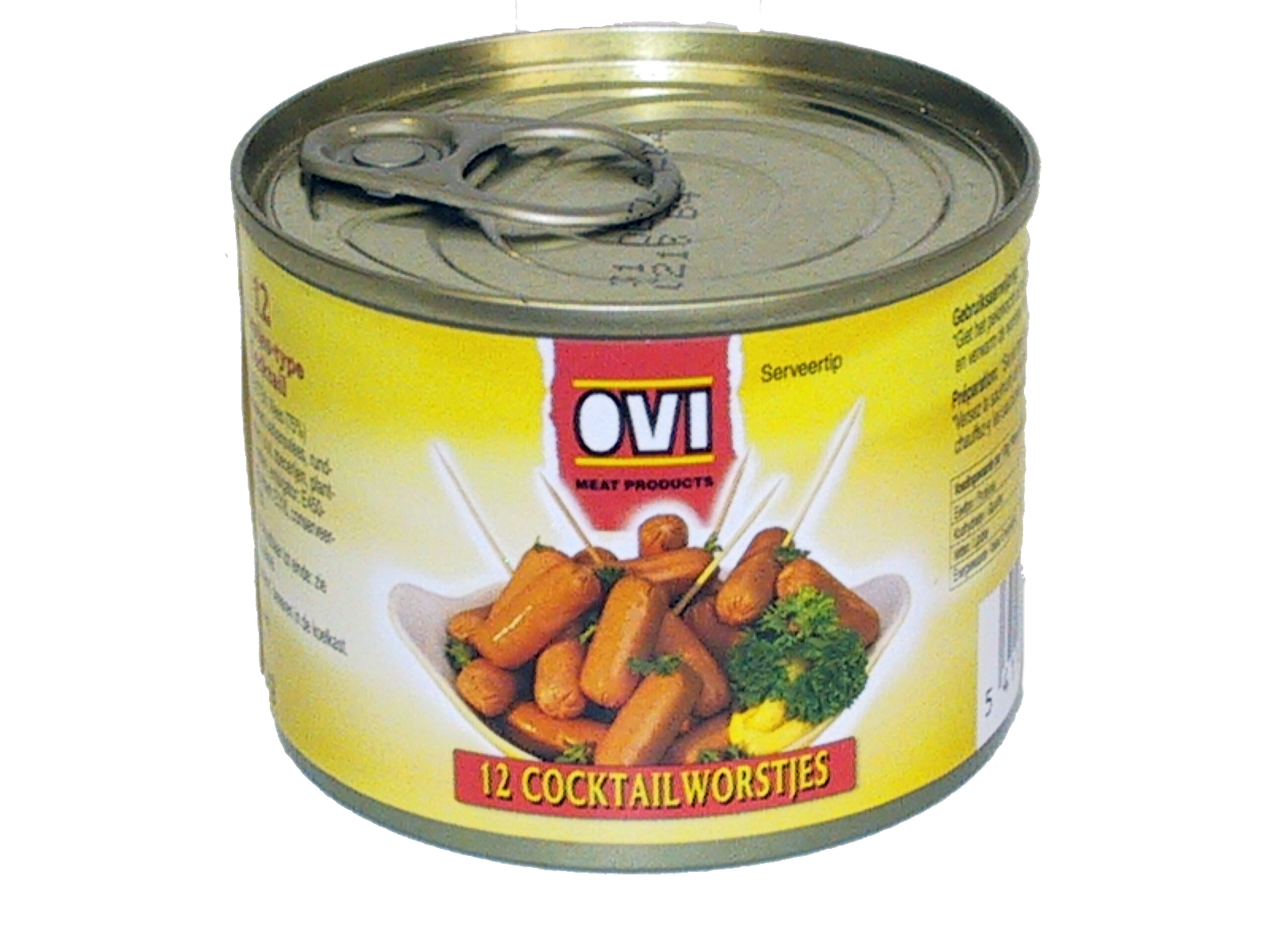 40105 Cocktailworstjes 24 x (12 x 10 g) blik OVI