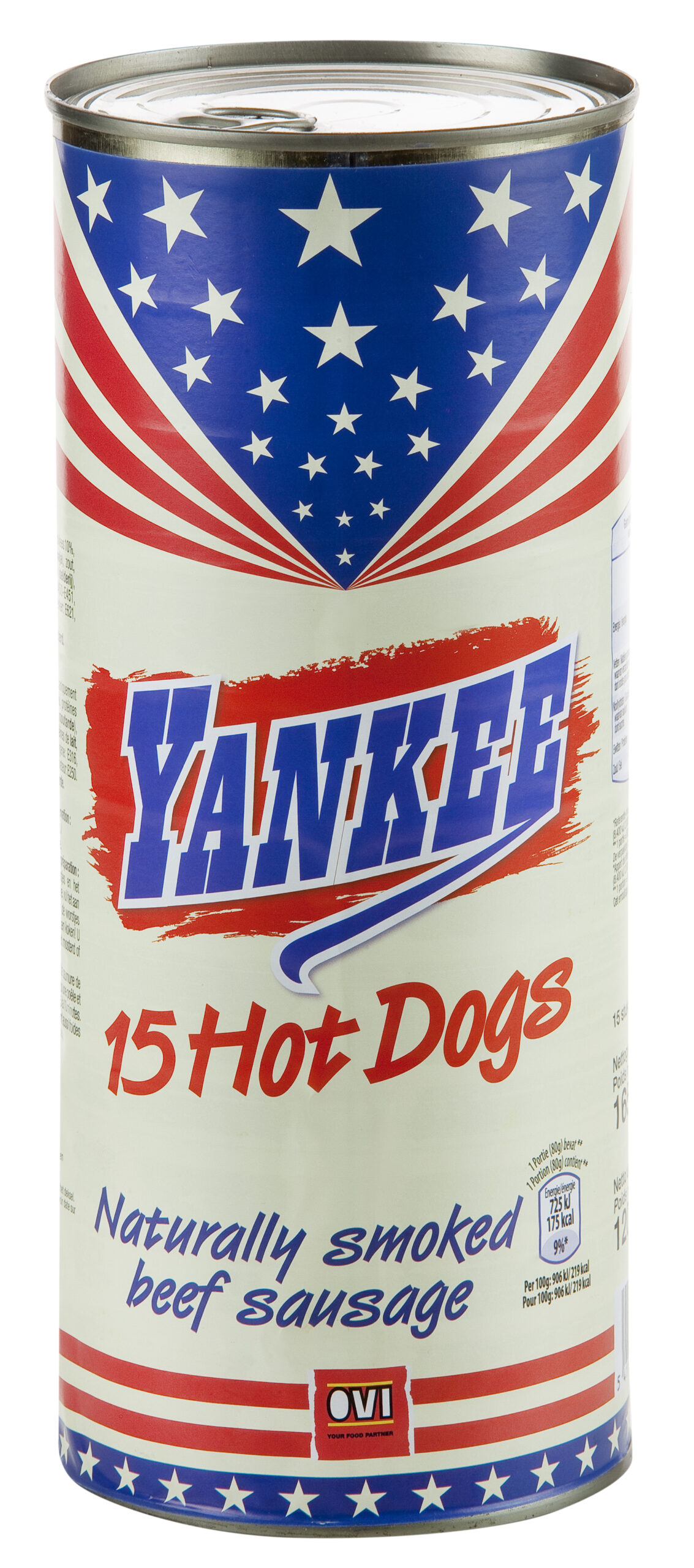 Yankee hotdog 15 x 80 g OVI