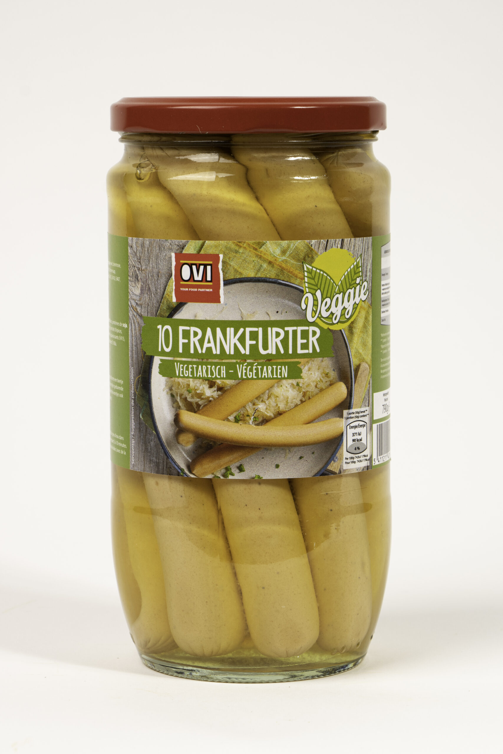 Vegetarische frankfurters 10 x 50g OVI