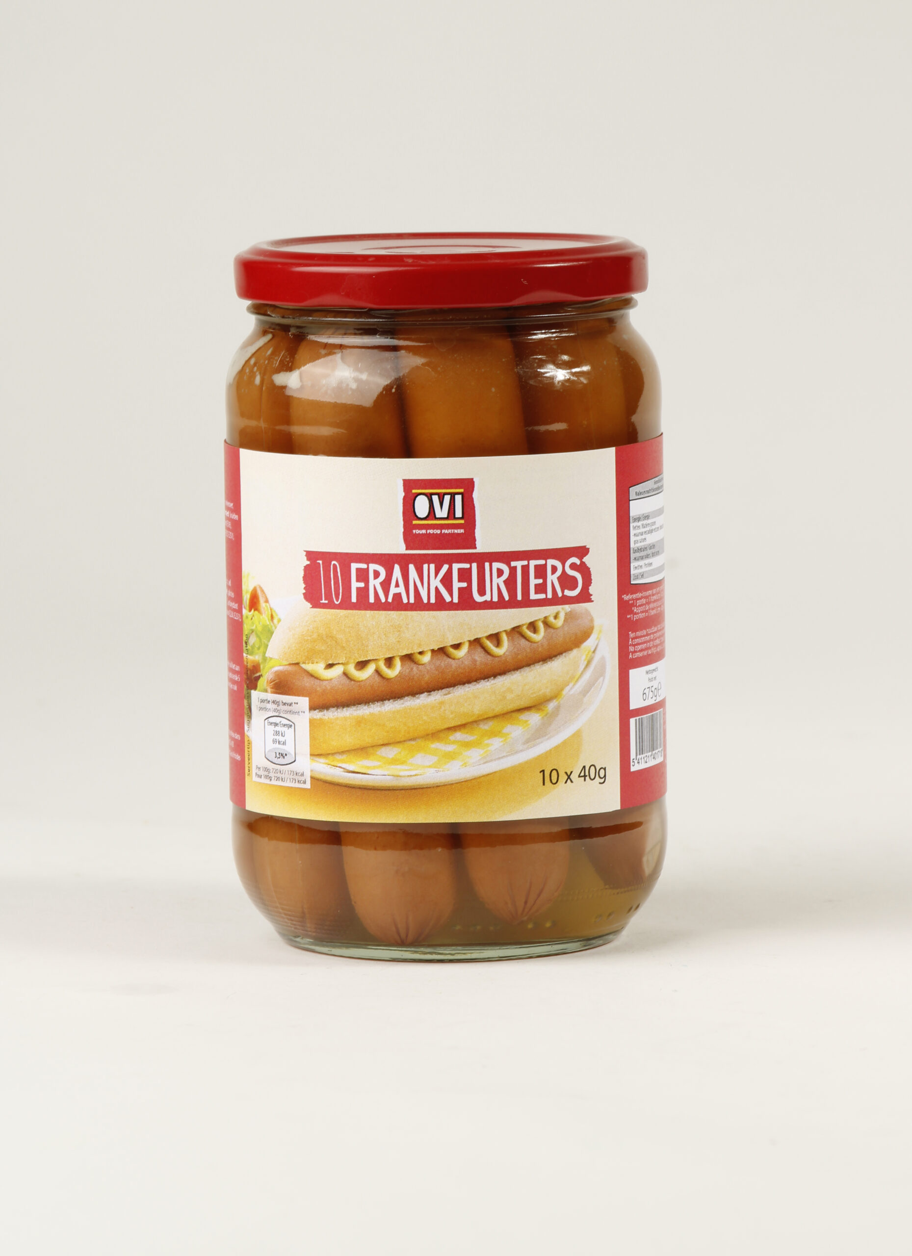 Frankfurter worstjes 10 x 40g OVI