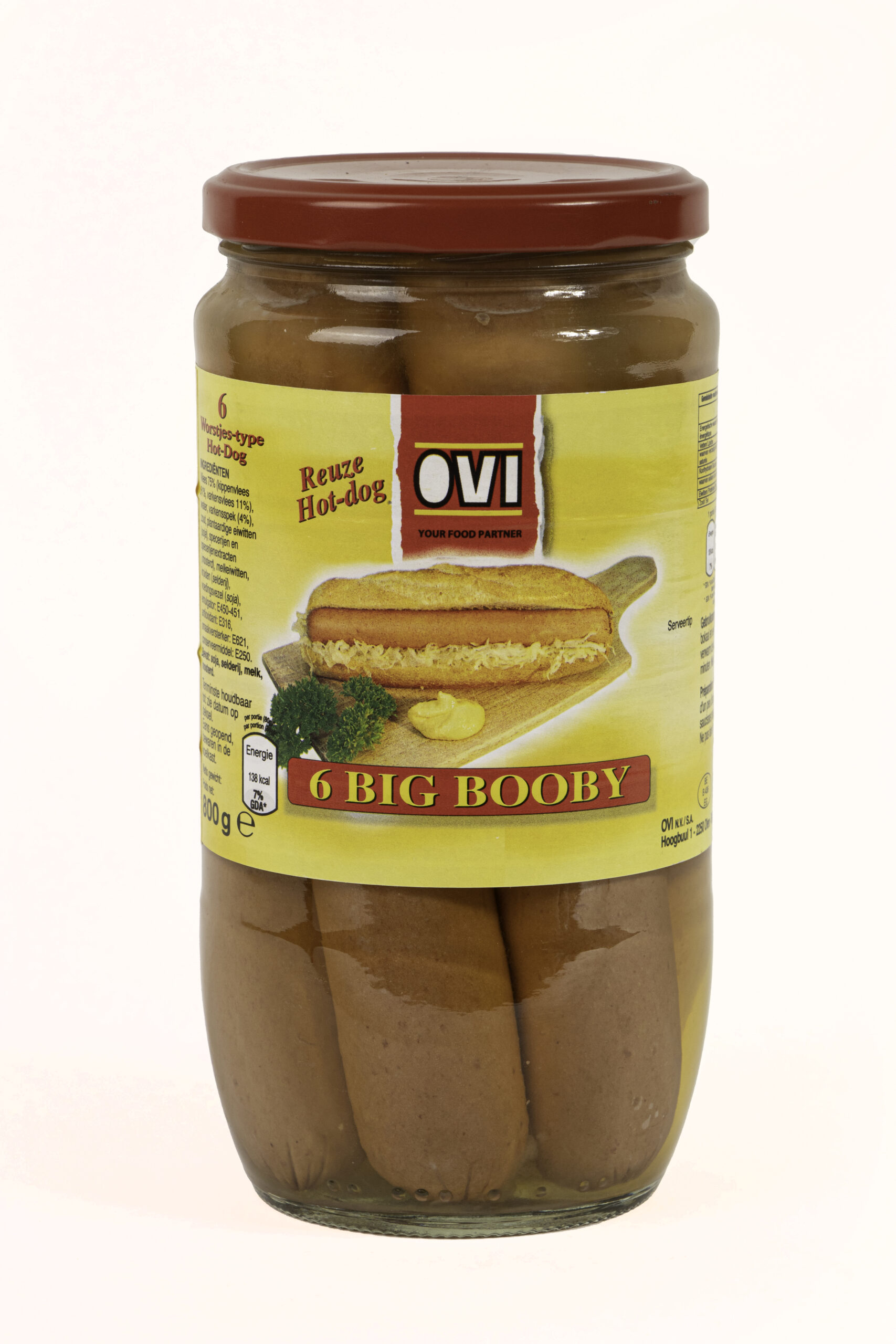 40182 Hot Dogs Big Booby 6 X 80g
