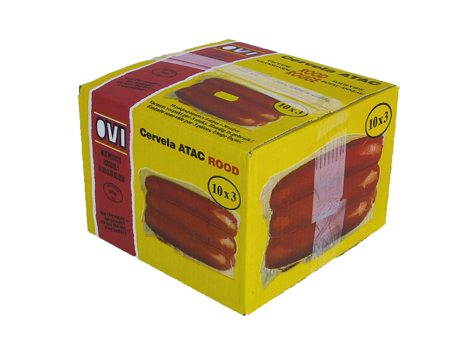 Cervela rood naturin 30 x 150g OVI