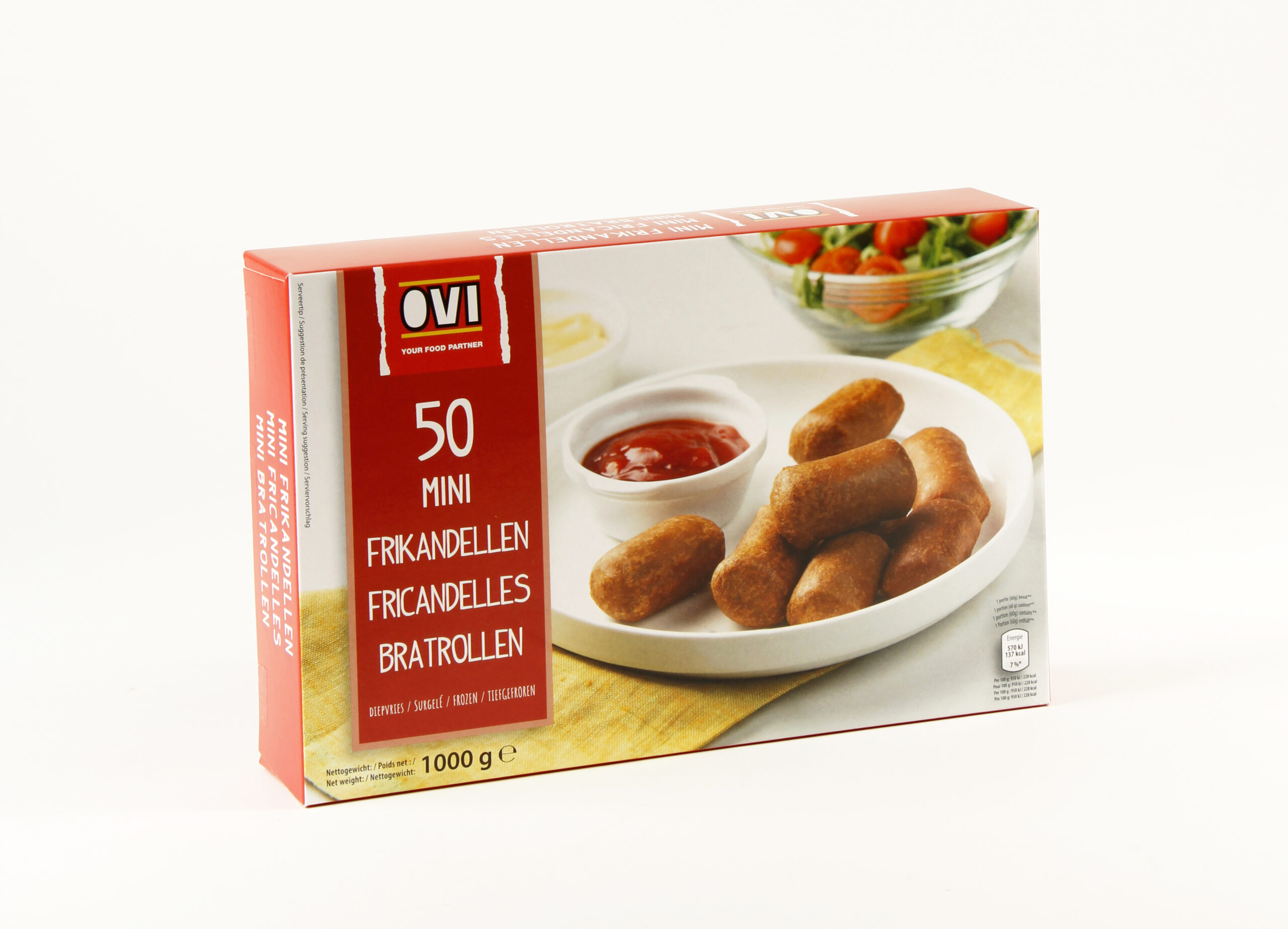 Mini frikandellen 50 x 20g OVI