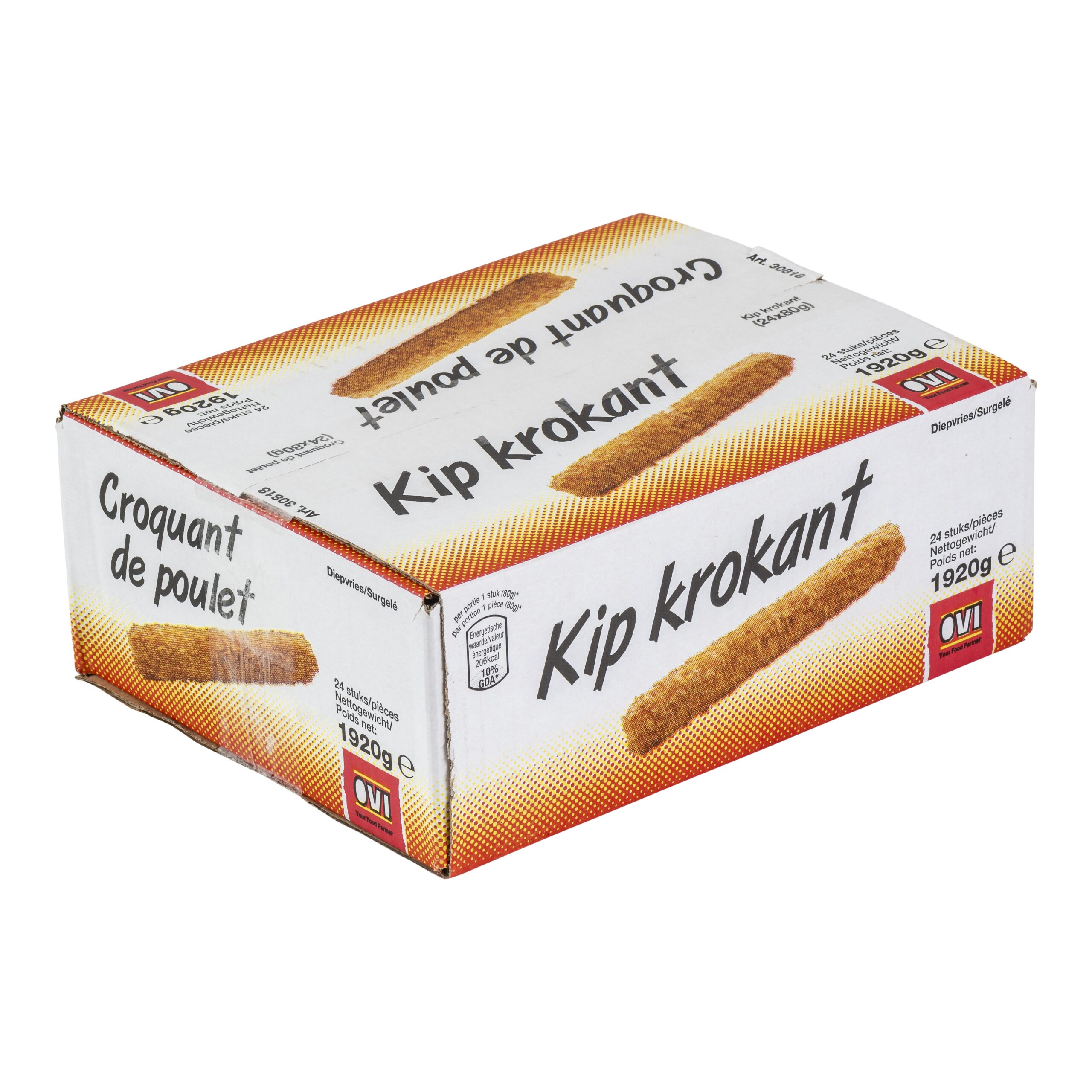 Kip krokant halal 24 x 80 g OVI