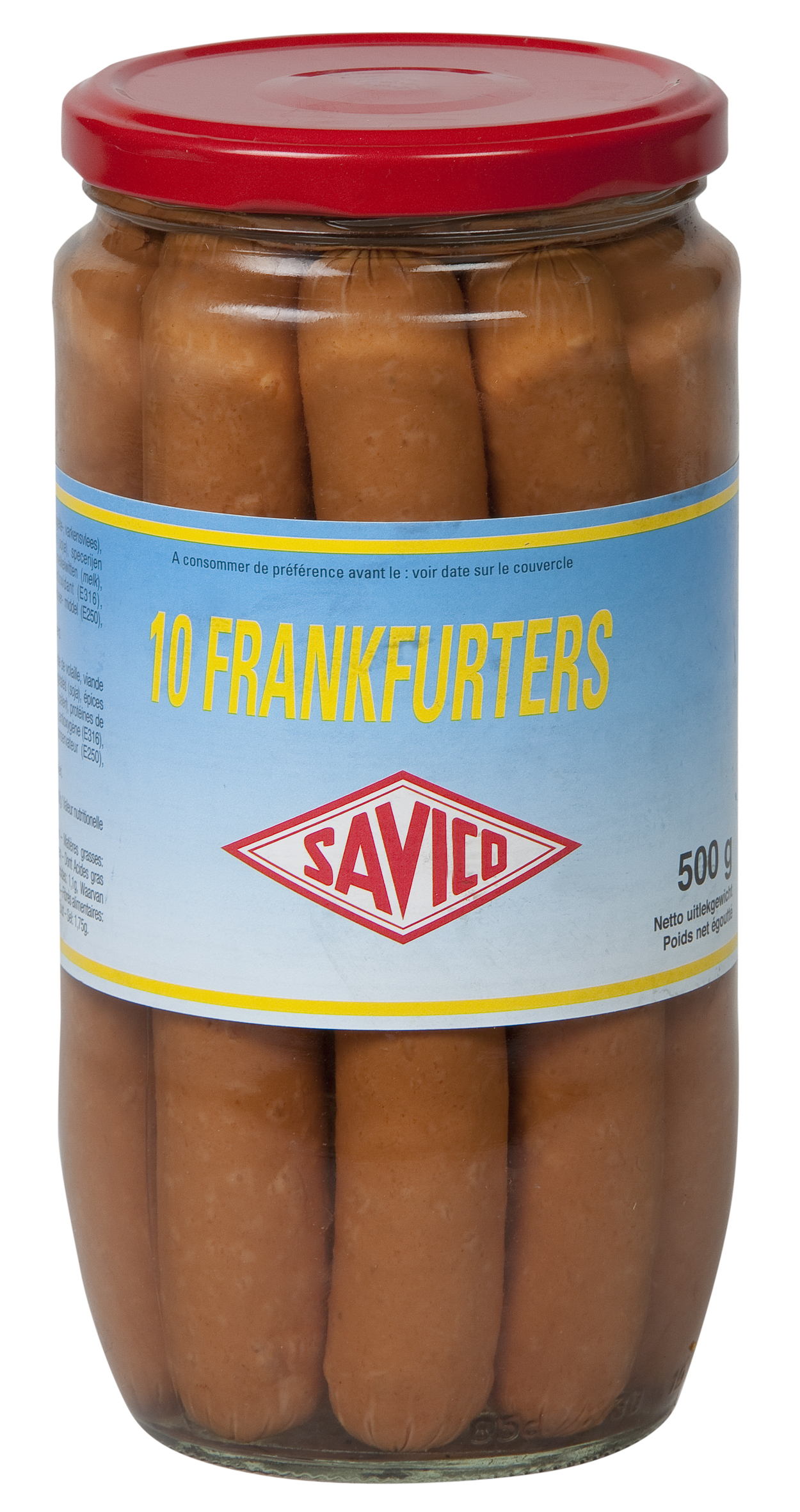 Packshot Frankfurters SAVICO