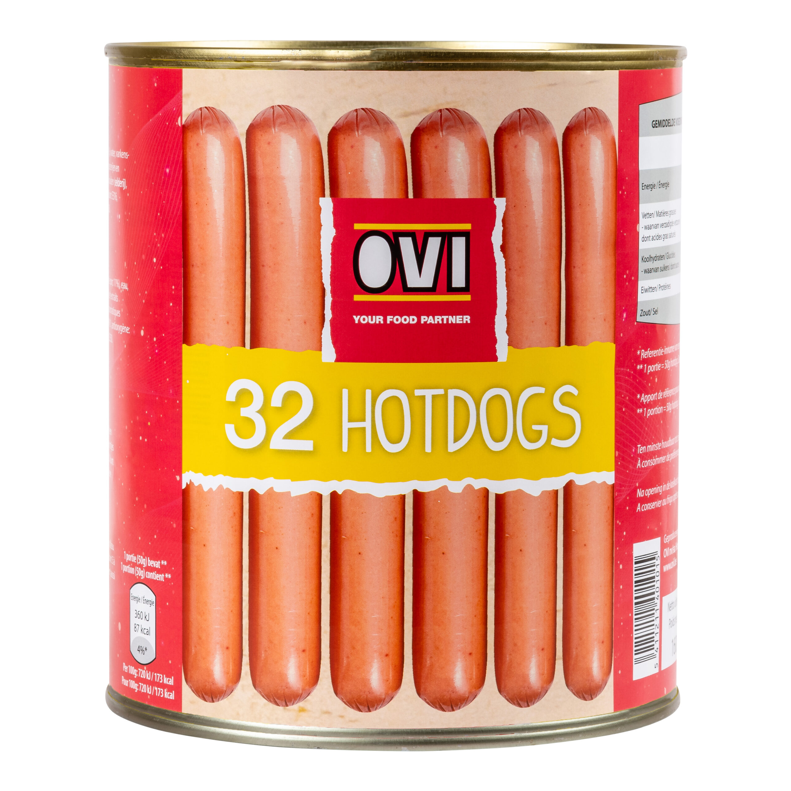 Hotdog 32 x 50 g OVI