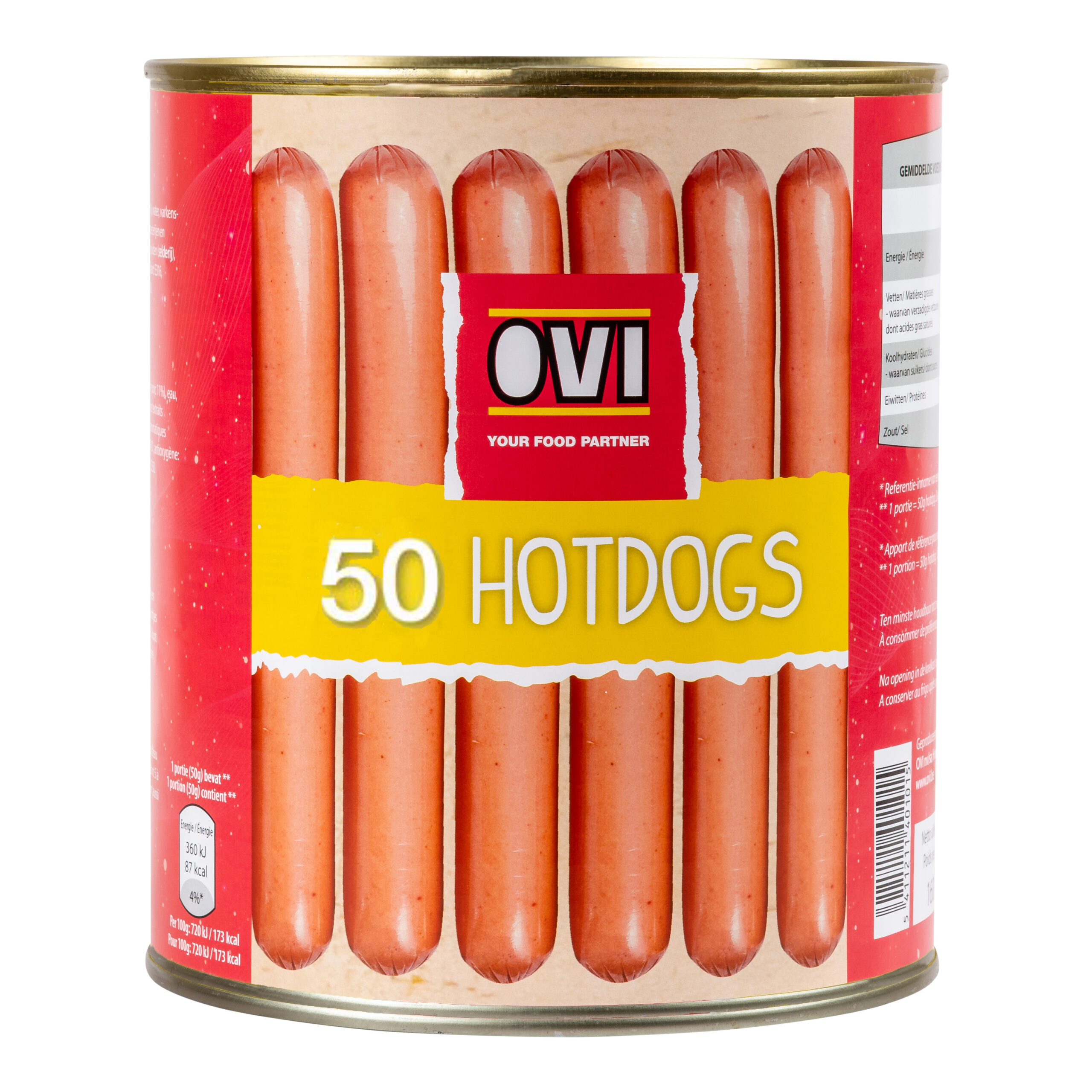 Packshot Hotdog 50st