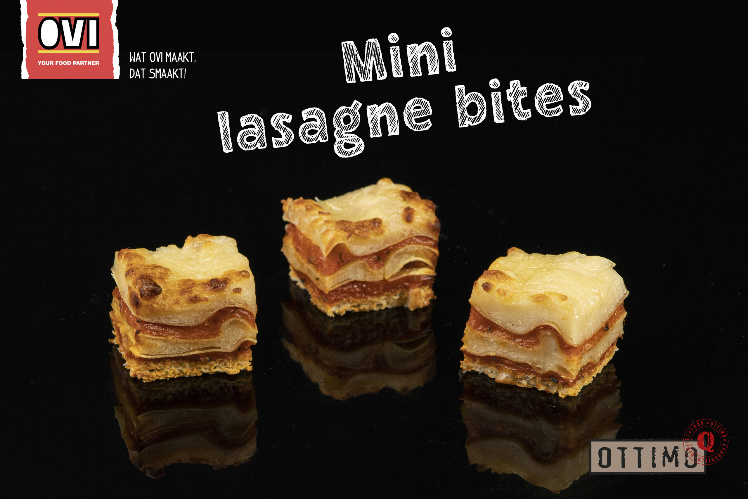 23165 Mini Lasagne Bites 60 X 12g Dv Ottimo (nieuw)