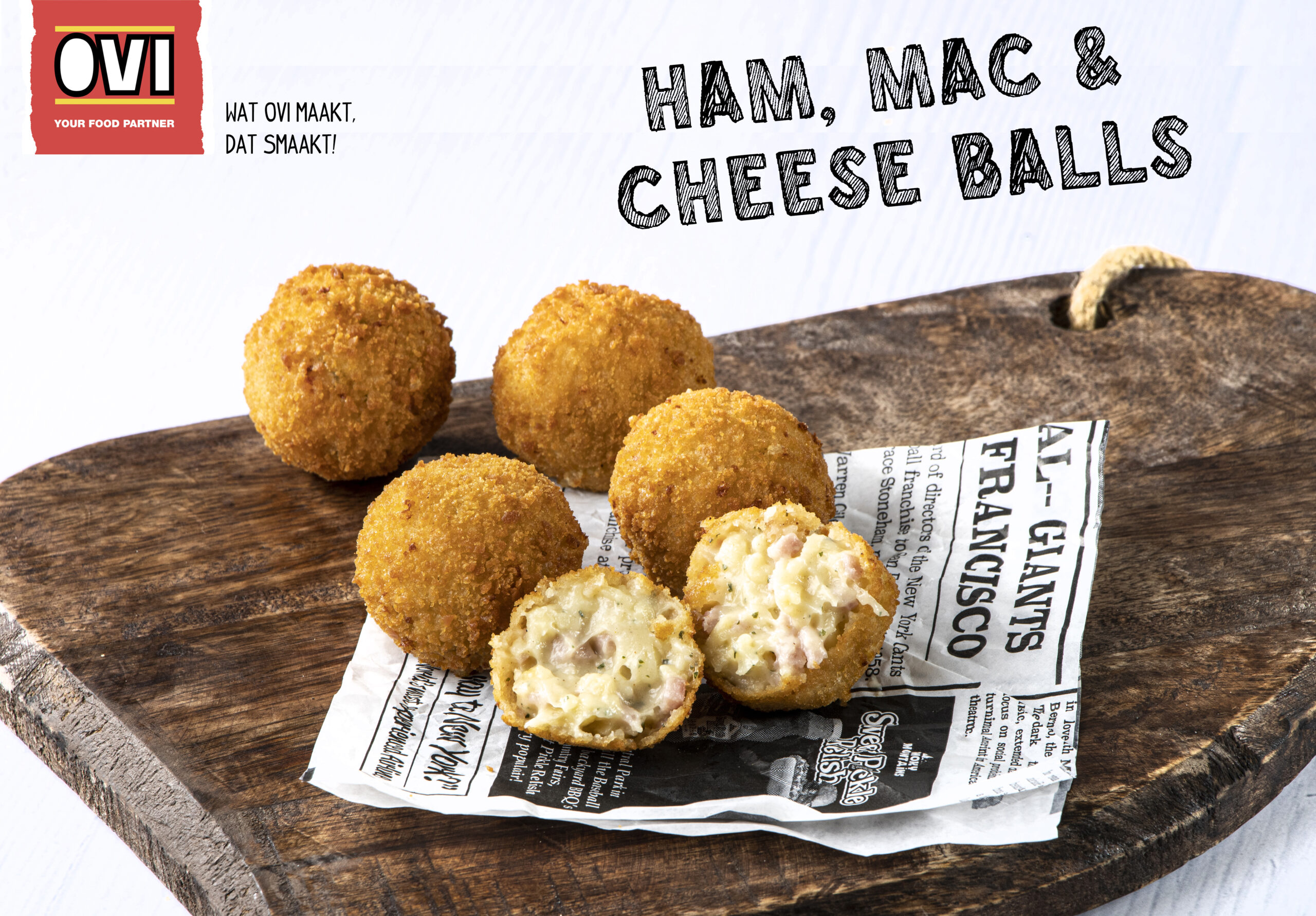 Ham, Mac & Cheese Balls Castel D’Oro