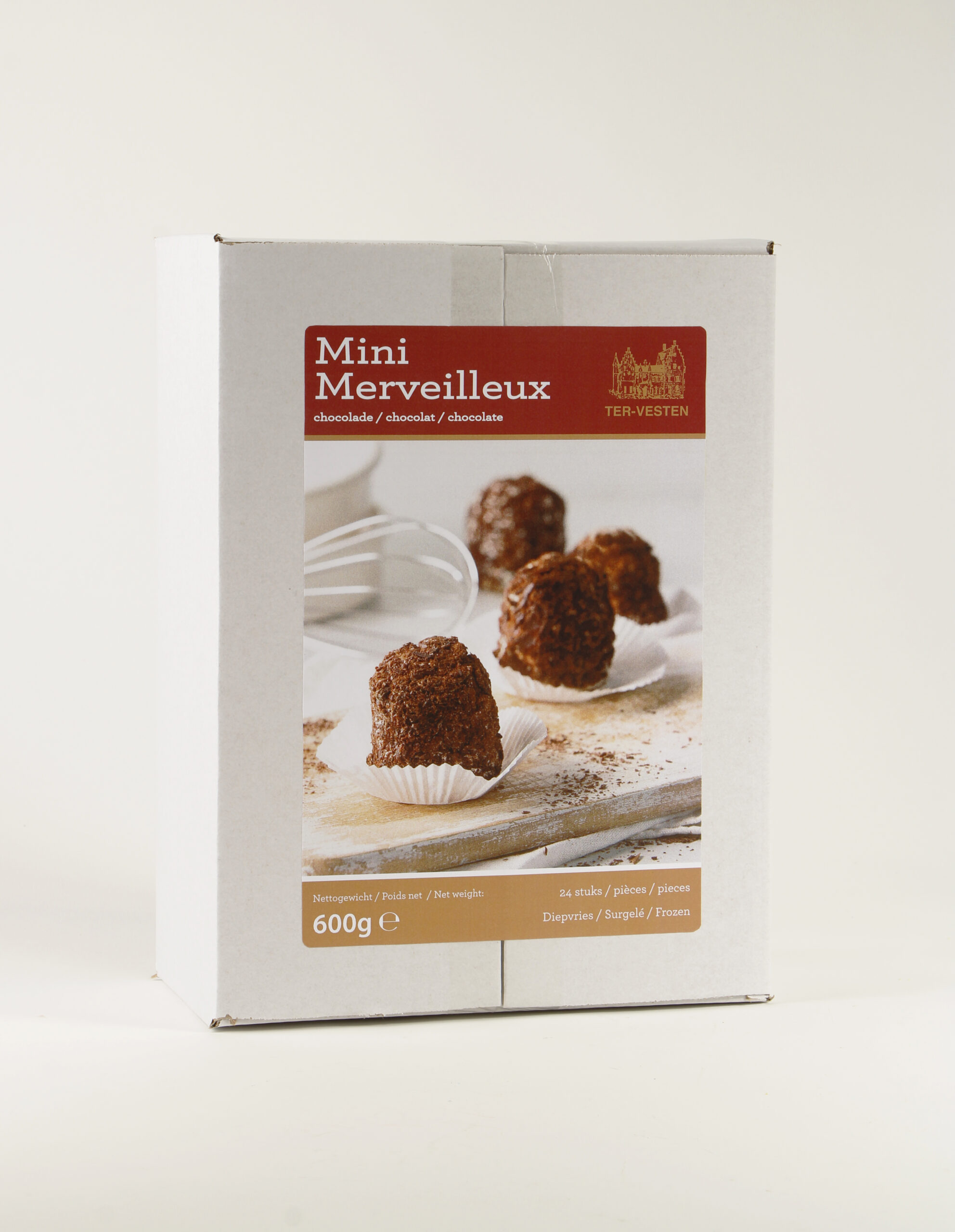 Mini merveilleux chocolade 24 x 25g dv TER VESTEN