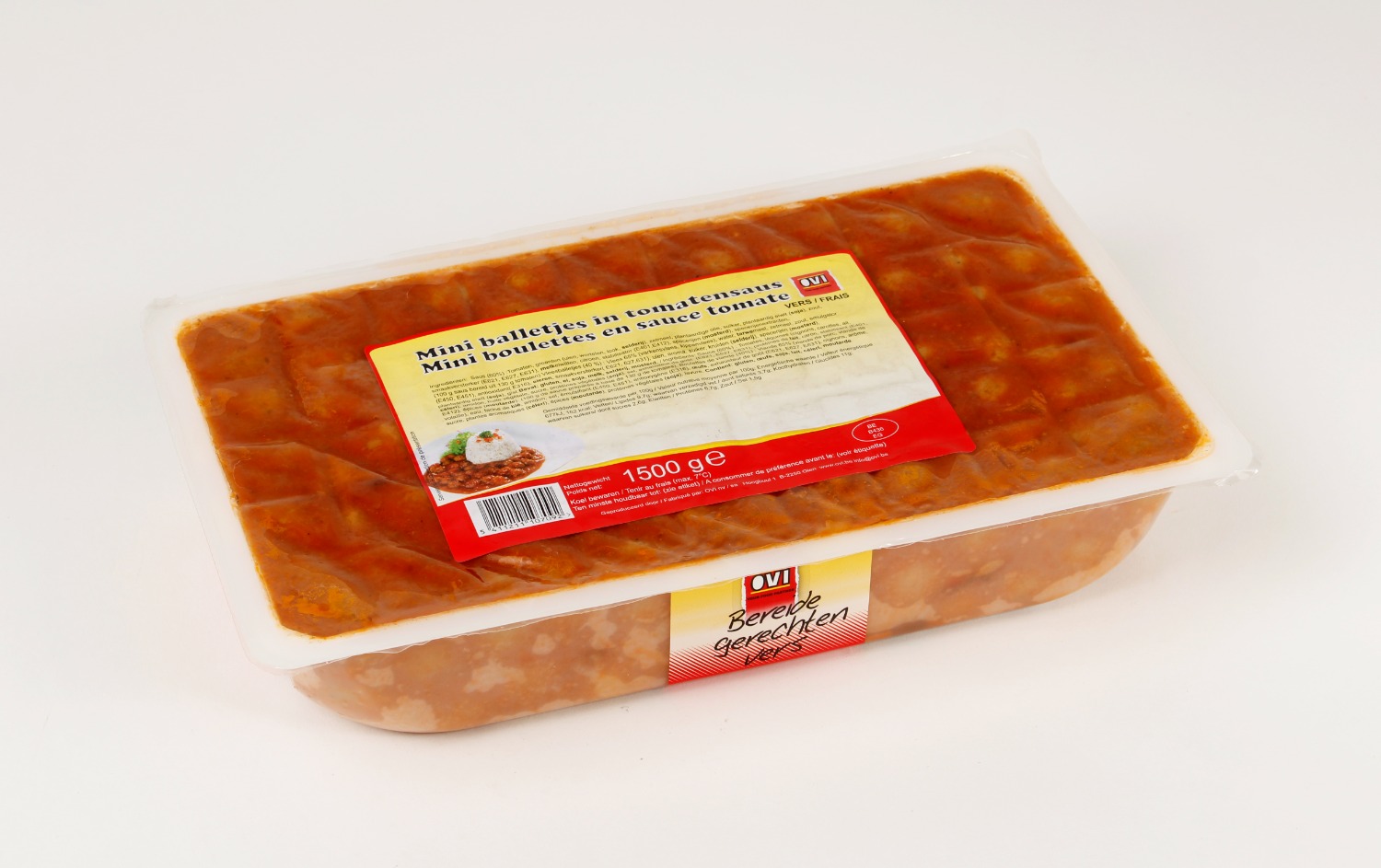 Mini vleesballetjes in tomatensaus 1,5kg OVI