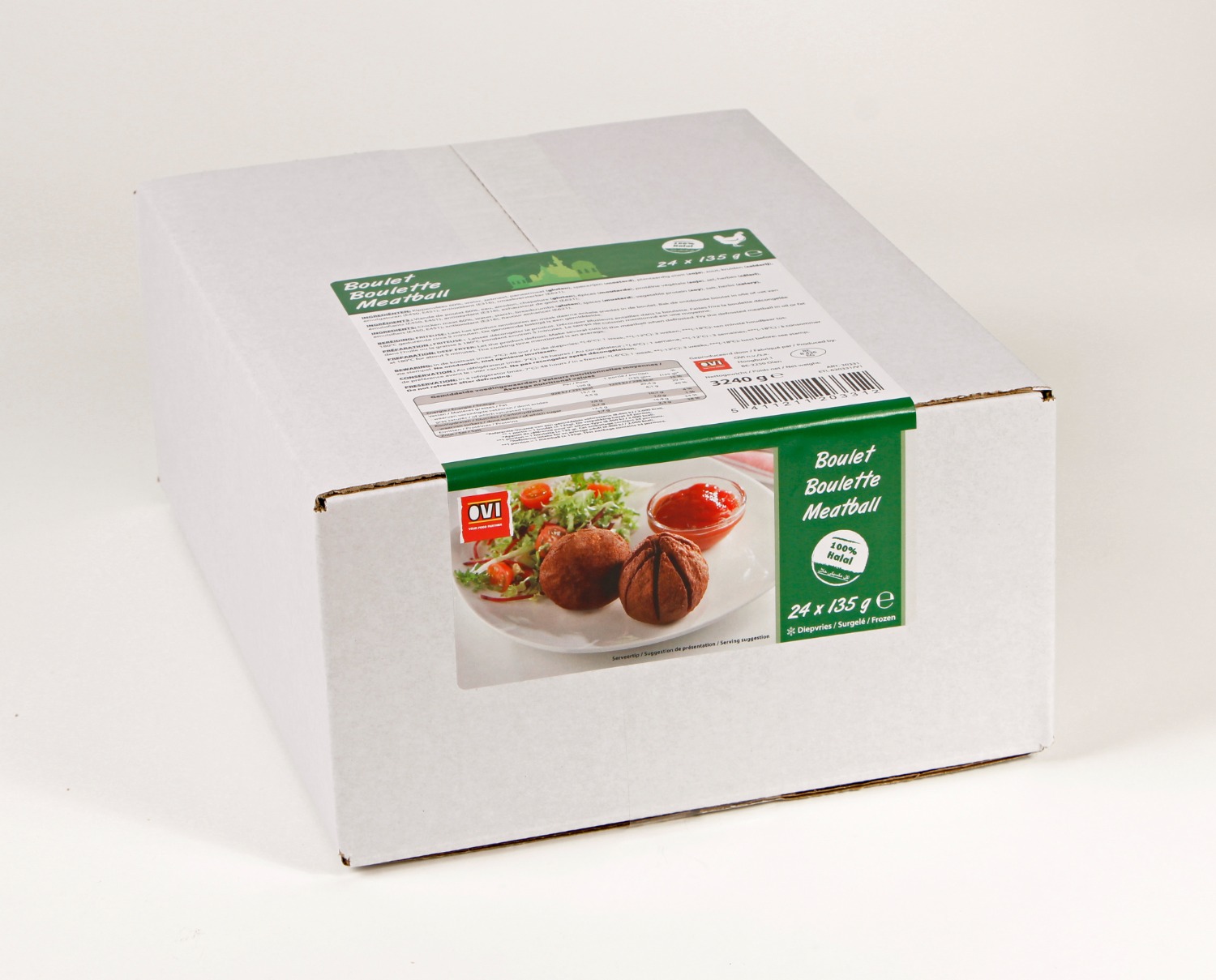 Meatball Halal 24 x 135g OVI