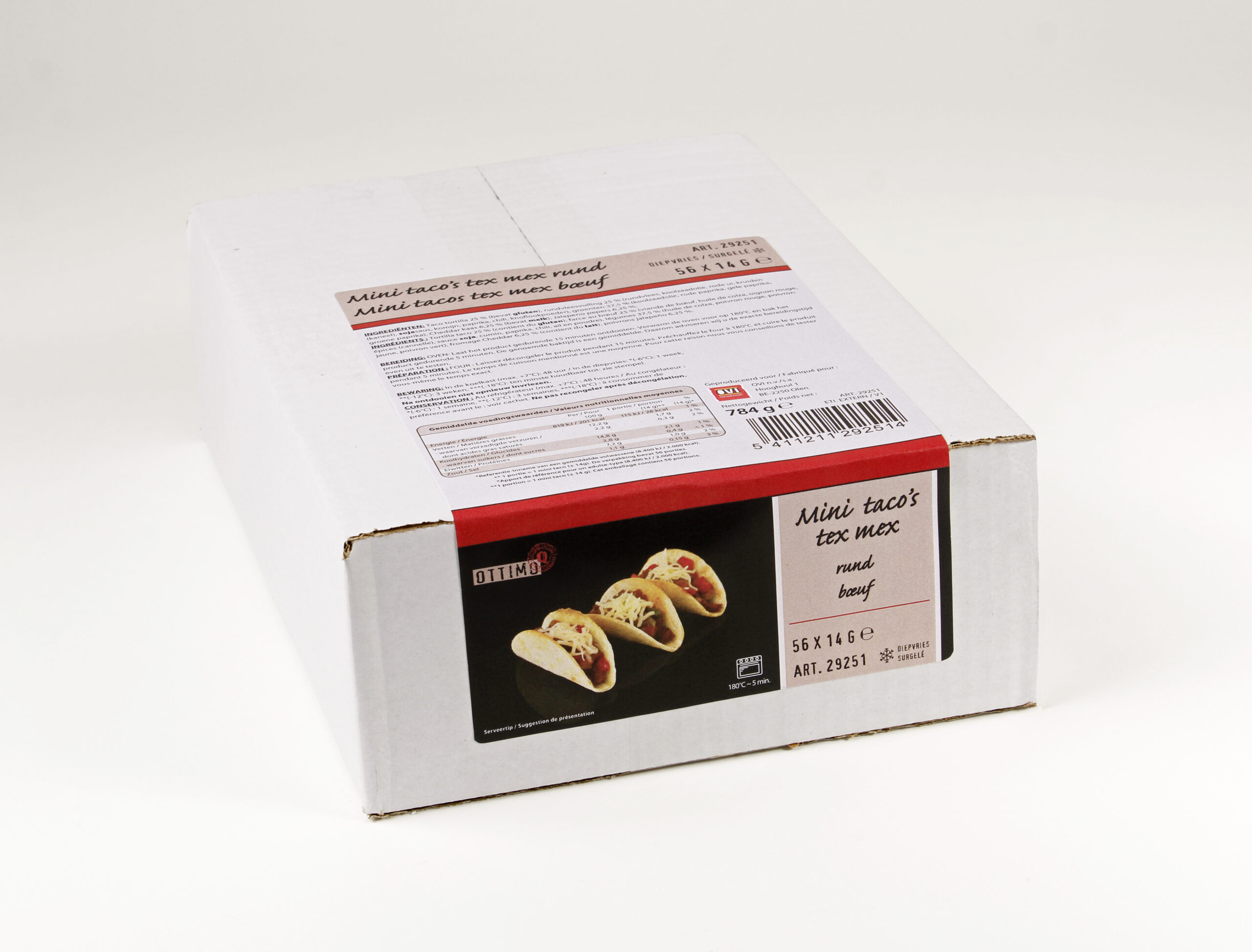 Mini taco’s tex mex rund