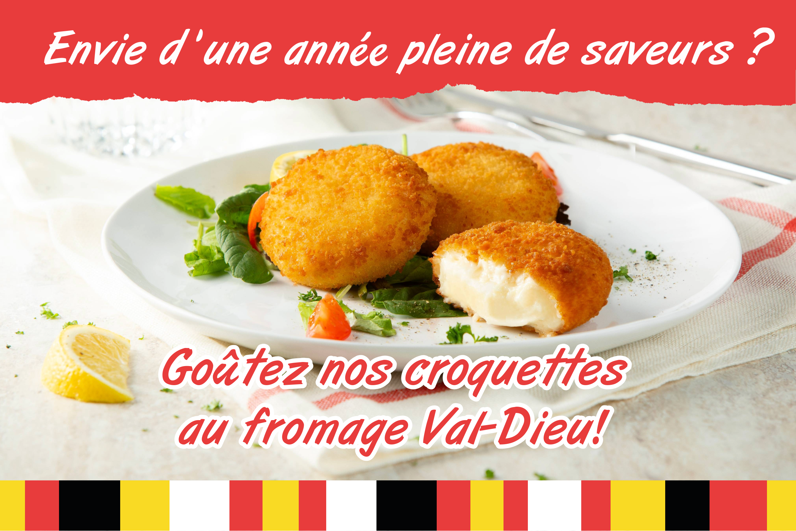Croquettes au fromage Val-Dieu